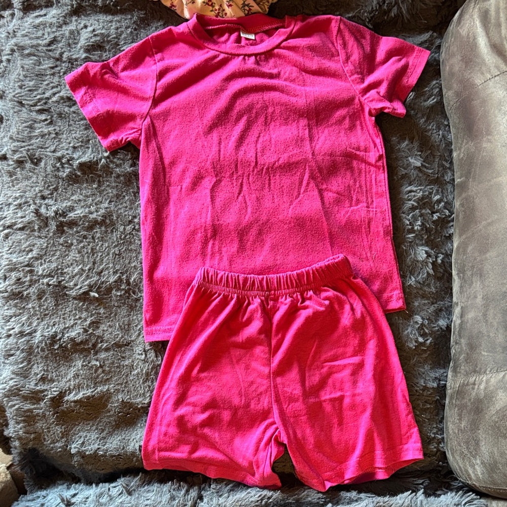 Kids Pink Pajama Set